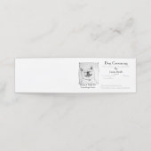 おもしろい犬写真犬グルーミングペットケアサービスL ロイヤリティカード (外部開封)