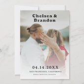 おもしろい犬写真Our Humans Getting Married セーブザデート (裏面)