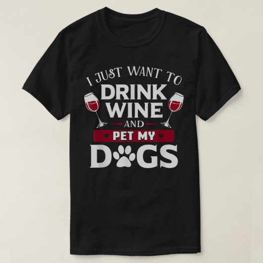 おもしろい犬好きペット好き動物愛好家ギフトグラフ Tシャツ (デザイン正面)