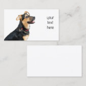 おもしろい犬子犬 名刺 (正面/裏面)