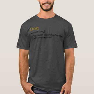 おもしろい犬定義ファミリおもしろい Tシャツ