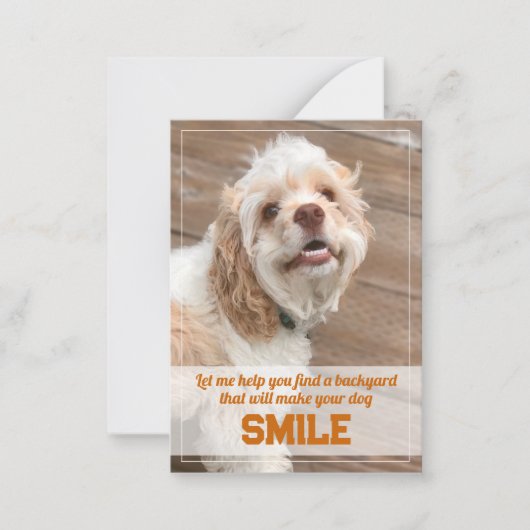 おもしろい犬実在エステートポップ・アートのバイ ノートカード (正面)