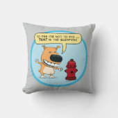 おもしろい犬小便をしないため小便をするか、または クッション (正面)