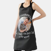 おもしろい犬引用文ファーザーズカスタムデイ写真 エプロン (インサイチュ)