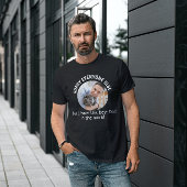 おもしろい犬引用文ファーザーズカスタムデイ写真 Tシャツ