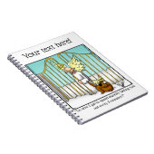 おもしろい犬恋人ユーモアノート ノートブック (右側)