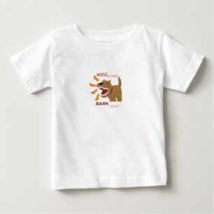 おもしろい犬恋人 ベビーTシャツ