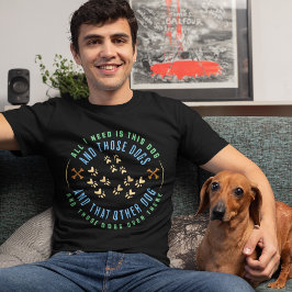 おもしろい犬恋人 Tシャツ