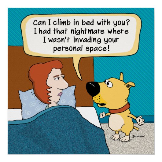 おもしろい犬悪夢ポスター ポスター (正面)