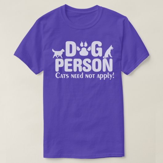 おもしろい犬愛犬の人の猫が必要3 Tシャツ (デザイン正面)
