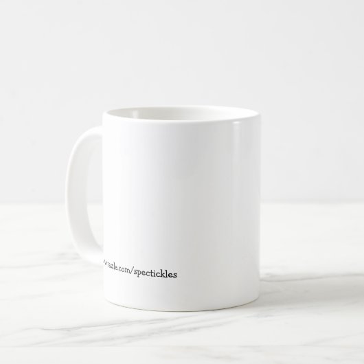 おもしろい犬所有者ユーモアマグギフト コーヒーマグカップ (正面左)