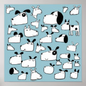 おもしろい犬漫画 ポスター (正面)