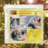 おもしろい犬猫ピースラブジョイ4枚かわいいゴールデン シーズンカード