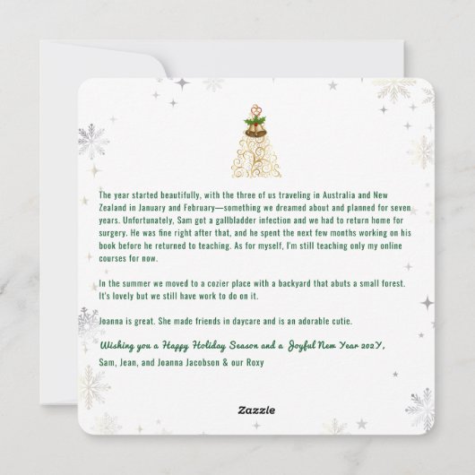 おもしろい犬猫ピースラブジョイ5枚かわいいモダン シーズンカード (裏面)