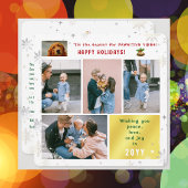 おもしろい犬猫ピースラブジョイ5枚かわいいモダン シーズンカード