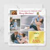 おもしろい犬猫引っ越しましたニューホーム5枚かわいい シーズンカード (正面)