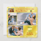 おもしろい犬猫引っ越しましたニューホーム5枚ゴールデン シーズンカード (正面)