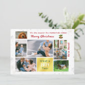 おもしろい犬猫引っ越しましたニューホーム6枚かわいい シーズンカード (スタンド正面)