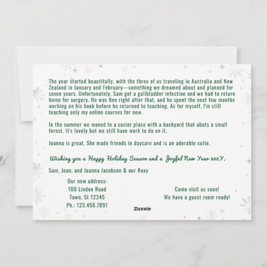 おもしろい犬猫引っ越しましたニューホーム6枚かわいい シーズンカード (裏面)