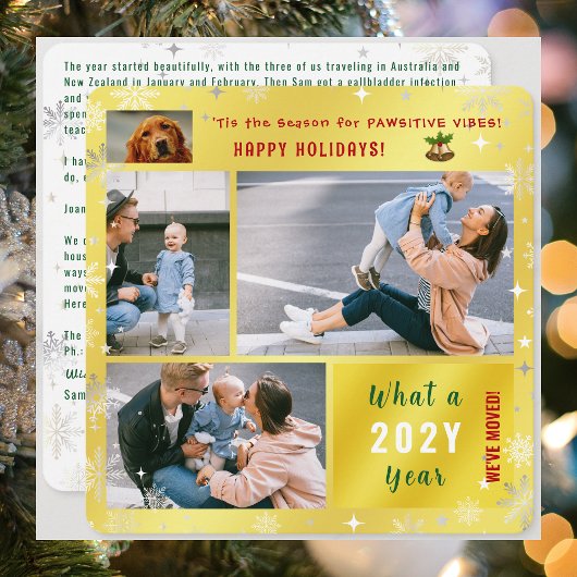 おもしろい犬猫引っ越しました4写真ゴールデンエレガントド シーズンカード