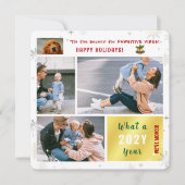 おもしろい犬猫引っ越しました4 Photos Cute Pawsitive シーズンカード (正面)