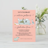 おもしろい犬猫獣医学校卒業 招待状 (スタンド正面)