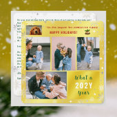 おもしろい犬猫5枚ハッピーホリデイズカワイゴールデン シーズンカード