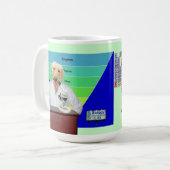 おもしろい犬生物学または化学先生のマグ コーヒーマグカップ (正面左)