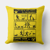 おもしろい犬訓練指導書 クッション (正面)