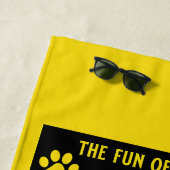 おもしろい犬訓練指導書 ビーチタオル (インサイチュ)