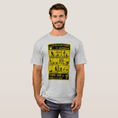 おもしろい犬訓練指導書 Tシャツ (正面フル)