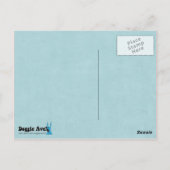 おもしろい犬誕生日 ポストカード (裏面)