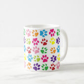 おもしろい犬足 コーヒーマグカップ (正面右)