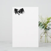 おもしろい犬頭 便箋 (スタンド正面)