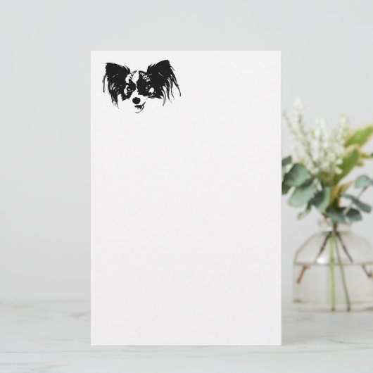 おもしろい犬頭 便箋 (スタンド正面)