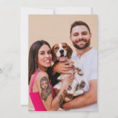 おもしろい犬2フォト結婚ズ セーブザデート (裏面)