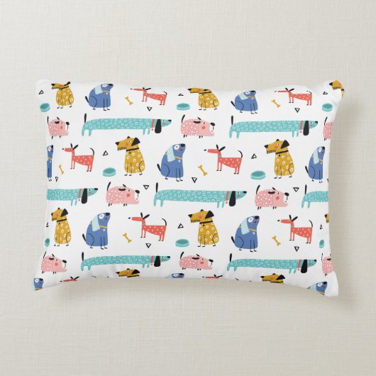おもしろい犬 アクセントクッション (裏面)
