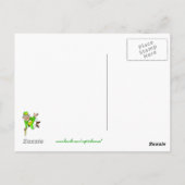 おもしろい犬&キャットセントパトリックの日 ポストカード (裏面)