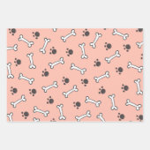 おもしろい犬&キャットペッツ漫画 ラッピングペーパーシート (正面2)