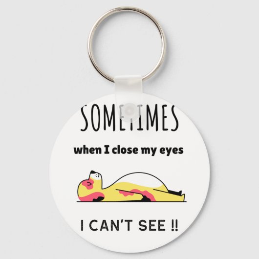 おもしろい犬 キーホルダー (正面)