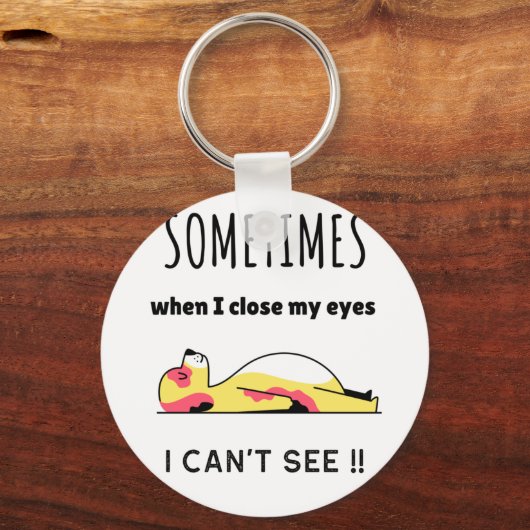 おもしろい犬 キーホルダー (正面)