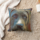 おもしろい犬 クッション (ブランケット)