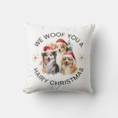 おもしろい犬 クッション (正面)