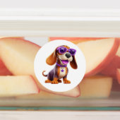 おもしろい犬（サングラス付） ラベル (貼付)