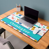 おもしろい犬 デスクマット