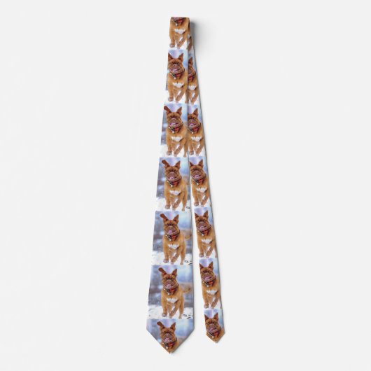 おもしろい犬 ネクタイ (正面)