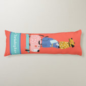 おもしろい犬 ボディピロー (正面)