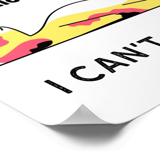 おもしろい犬 ポスター (角)