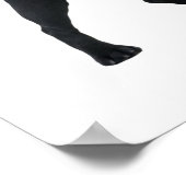 おもしろい犬 ポスター (角)