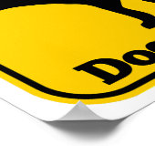 おもしろい犬 ポスター (角)